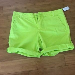 Lime boyfriend khakis